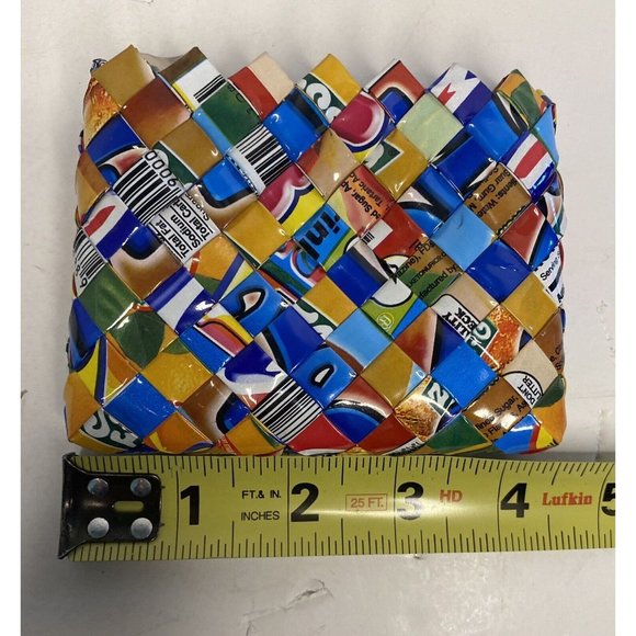 Candy Chewing Gum Wrapper Zipper Coin Purse EUC 1970s - Picture 5 of 7